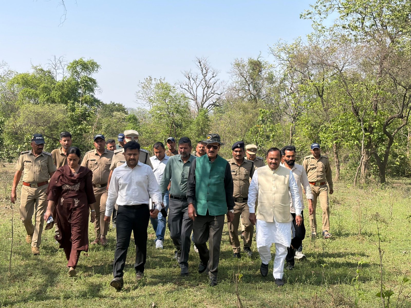 वन मंत्री सुबोध उनियाल ने किया श्यामपुर रेंज का निरीक्षण